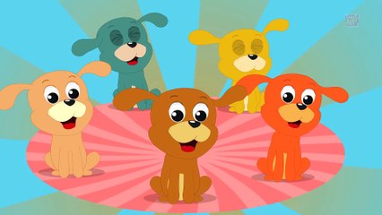Nursery Rhymes By Kids Baby Club - Five little Puppies   Nursery Rhyme