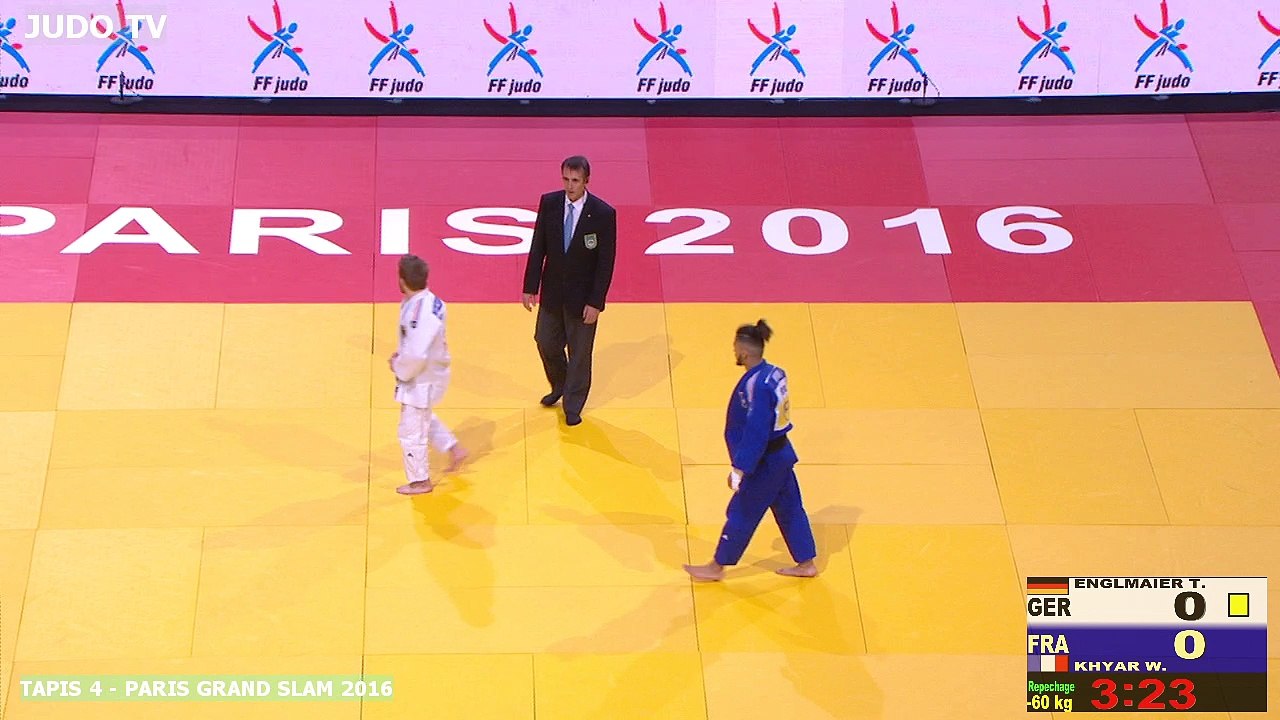 PGS2016 Finale de repêchage -60kg : ENGLMAIER (GER) vs. KHYAR (FRA)