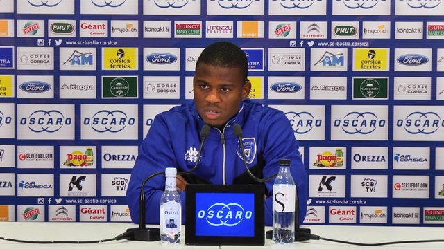 Bastia-Reims : Conf. d'avant-match de F. Ayité