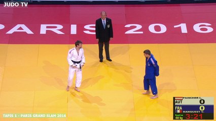 PGS2016 2ème tour -60kg : PAISCHER (AUT) vs. MANQUEST (FRA)