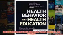 Download PDF  Health Behavior and Health Education Theory Research and Practice FULL FREE