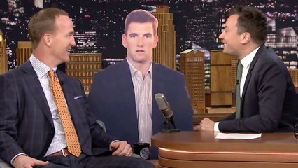 Peyton Manning Talks Eli's Sad Face on Tonight Show