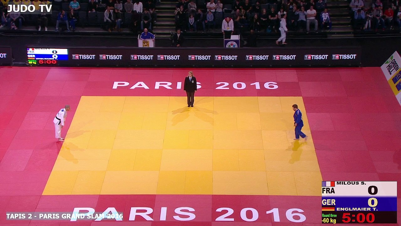 PGS2016 3ème tour -60kg : MILOUS (FRA) vs. ENGLMAIER (GER)