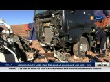 النعامة  / حادث مرور أليم بالطريق الوطني رقم 06 و السبب الأشغال غير المنتهية