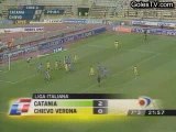 Catania 2-0 Chievo (2-0 Minelli)