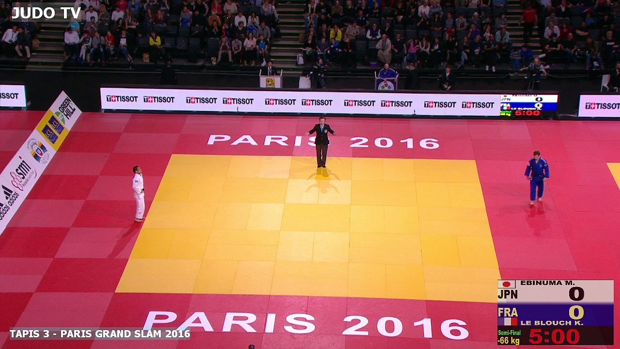 PGS2016 1/2 finale -66kg : EBINUMA (JPN) vs. LE BLOUCH (FRA)