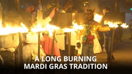 Half Man, Half Amazing: Mardi Gras' Flaming Flambeaux