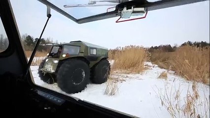 Le véhicule tout-terrain russe Sherp ATV
