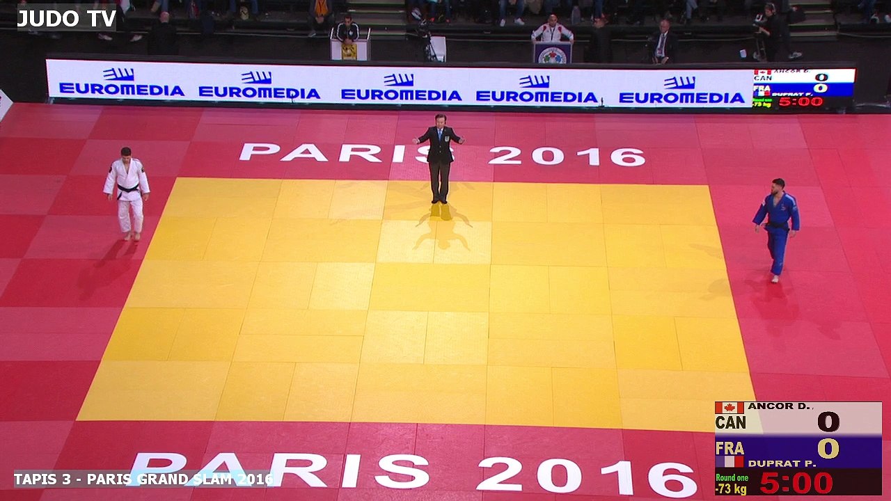 PGS2016 1er tour -73kg : ANCOR (CAN) vs. DUPRAT (FRA)