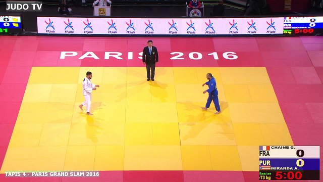 PGS2016 1er tour -73kg : CHAINE (FRA) vs. MIRANDA (PUR)