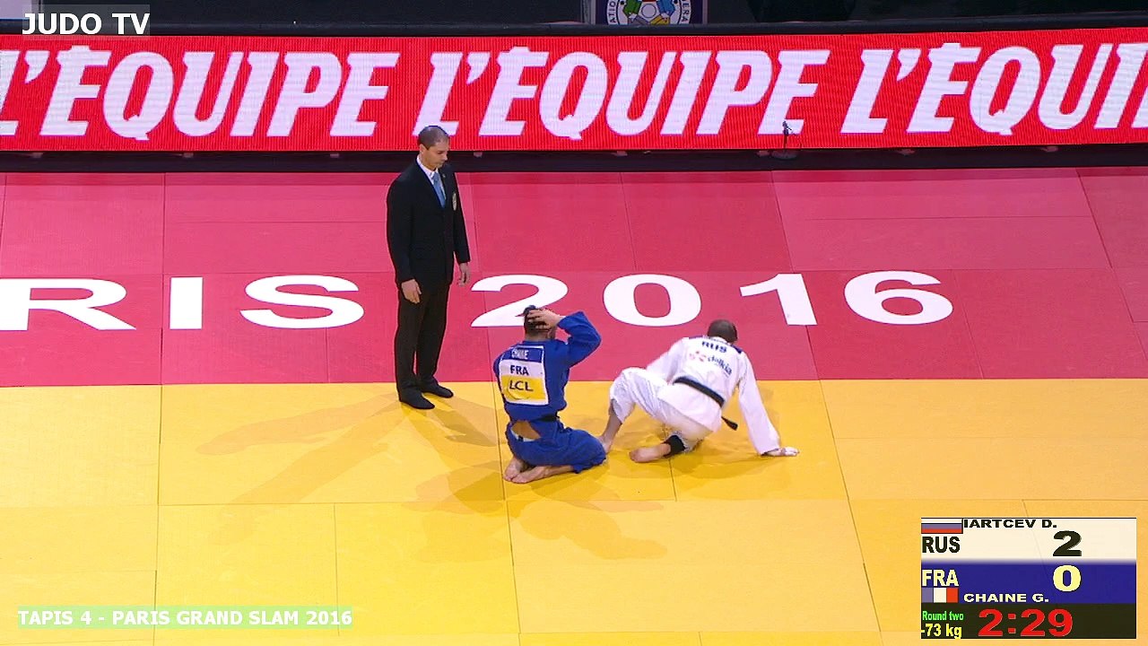 PGS2016 2ème tour -73kg : IARTCEV (RUS) vs. CHAINE (FRA)