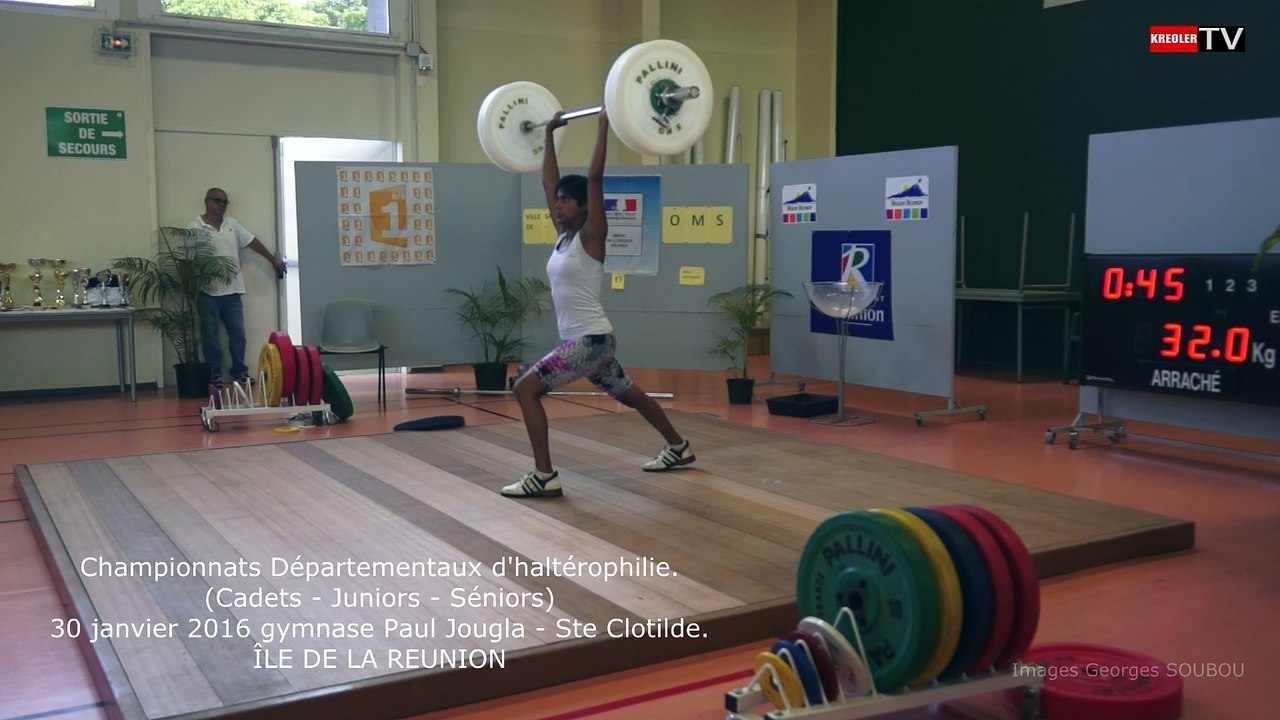 Championnat départementaux d'haltérophilie à la Réunion - le 30-01-2016