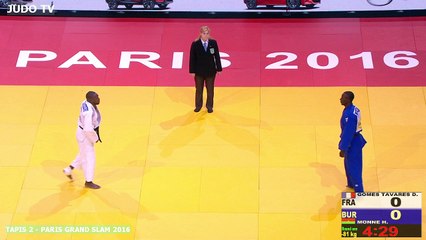 PGS2016 1er tour -81kg : GOMES TAVARES (FRA) vs. MONNE (BUR)