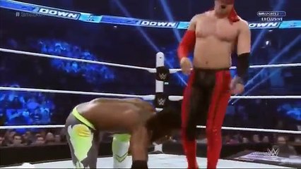 LOS MATADORES VS NEW DAY SMACKDOWN 4 16 2015