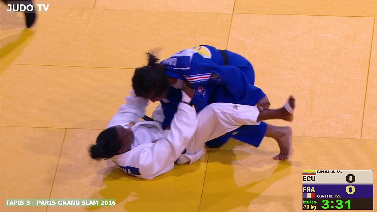 PGS2016 1er tour -70kg : CHALA (ECU) vs. GAHIE (FRA)