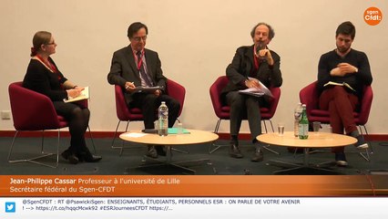 Journées Enseignement supérieur et Recherche : deuxième matinée, première partie
