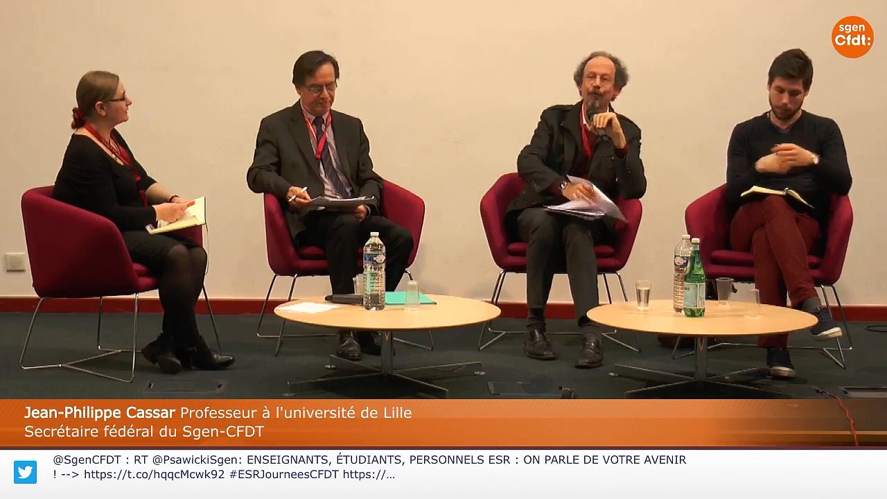 Journées Enseignement supérieur et Recherche : deuxième matinée, première partie