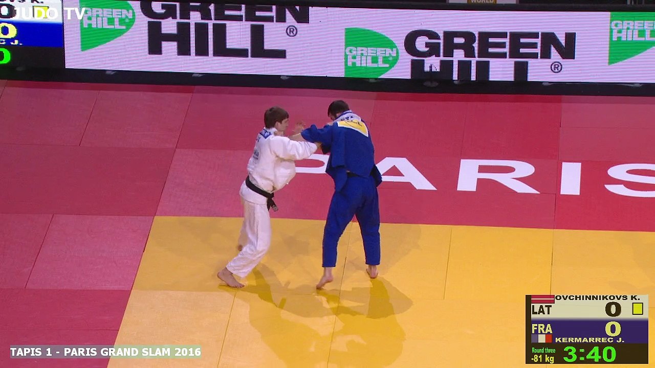 PGS2016 3ème tour -81kg : OVCHINNIKOVS (LAT) vs. KERMARREC (FRA)