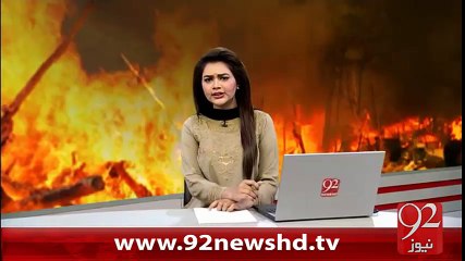 Karachi Kay Terminal Main Agg Lag Gayi -11-02-16 -92NewsHD