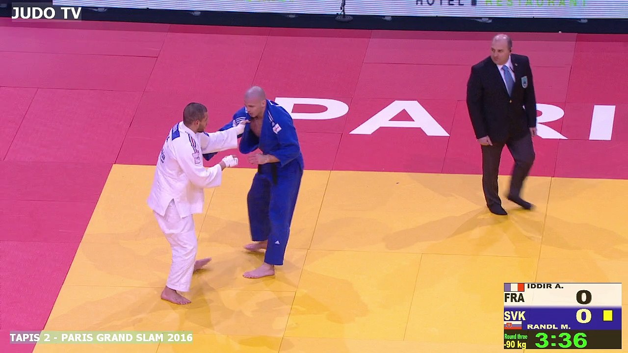 PGS2016 3ème tour -90kg : IDDIR (FRA) vs. RANDL (SVK)