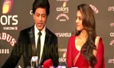 DILWALE Shahrukh Khan & Kajol - Sansui Stardust Awards 2015 - Pre Award Party