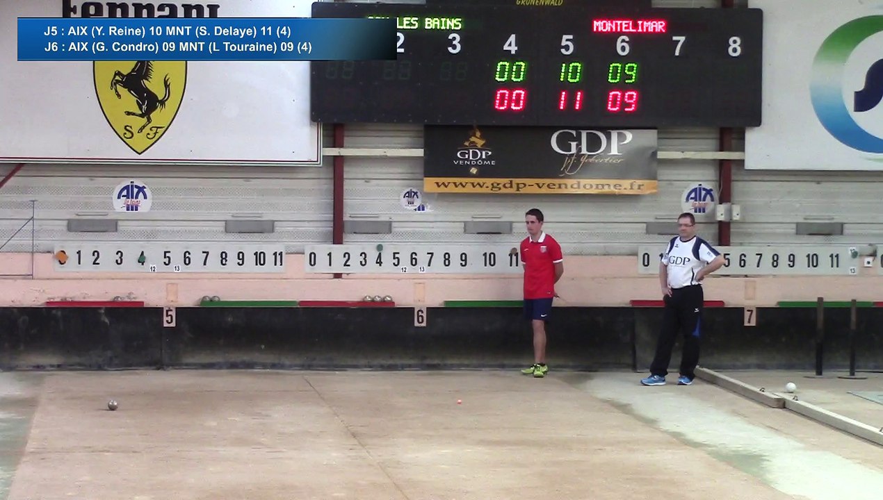 Casquette au tir en combiné pour Yvan Reyne lors de la rencontre de clubs entre Aix-les-Bains et Montélimar, février 16