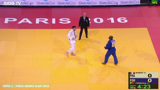 PGS2016 1/4 de finale -100kg : MARET (FRA) vs. FONSECA (POR)