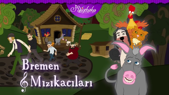 BREMEN MIZIKACILARI Türkçe Çizgi Film Masal - Klasik Masallar [HD, 720p]