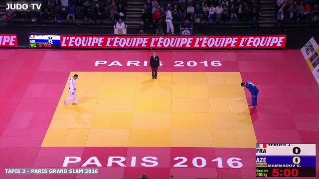 PGS2016 2ème tour -100kg : TERHEC (FRA) vs. MAMMADOV (AZE)