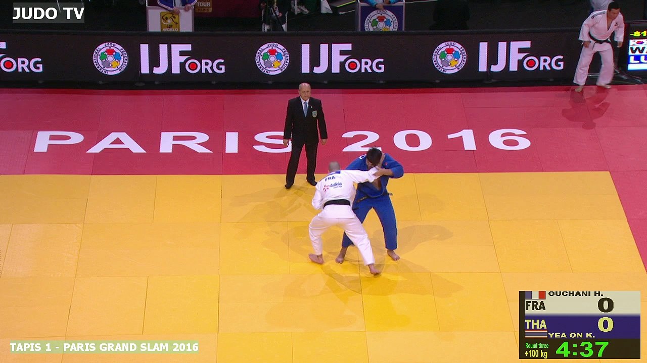 PGS2016 3ème tour +100kg : OUCHANI (FRA) vs. YEA ON (THA)