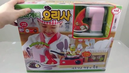 Trò chơi làm mì Ý bằng bộ đồ chơi nấu ăn Play doh rất hay
