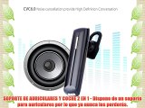 [2016] Avantree Bluetooth 4.1 Auricular Inalámbrico con Soporte para Coche | Soporta 2 Teléfonos