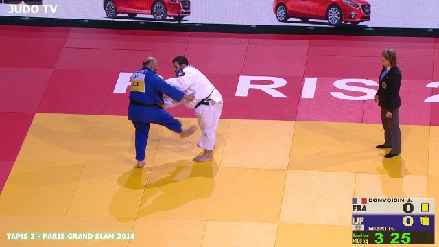 PGS2016 2ème tour +100kg : BONVOISIN (FRA) vs. MISRI (KUW)