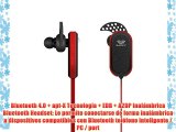 SAVFY® Auricular Auriculares Estéreo Bluetooth 4.0 para Correr Cascos Deportivos y Resistente
