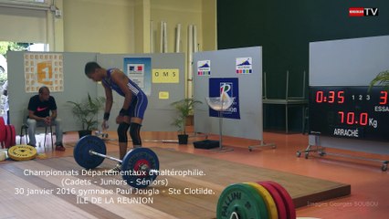 Association kreoler TV - Haltérophilie - Championnat départementaux (Janvier 2016)