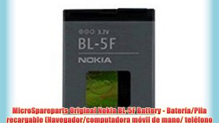 MicroSpareparts Original Nokia BL-5F Battery - Batería/Pila recargable (Navegador/computadora