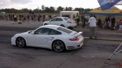 Porsche 997 Turbo Vs. Mitsubishi Lancer EVO X