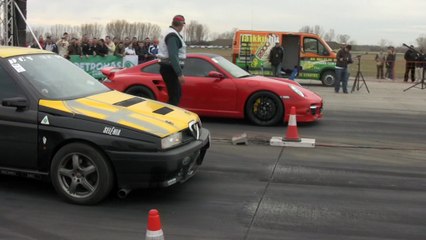 Alfa Romeo 155 Turbo Vs. Porsche 997 Turbo