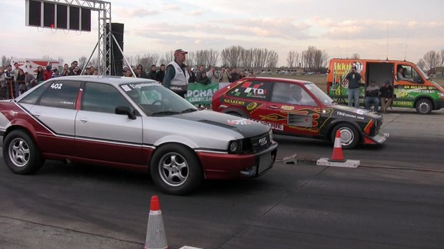 Audi 90 Quattro Turbo Vs. VW Polo TDI