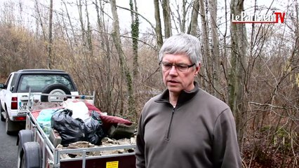 Download Video: Ils débarrassent la forêt de Compiègne des détritus abandonnés