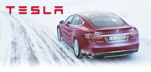 Tesla Model S - Winter Driving in Switzerland