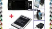 Cargador 3-1 bateria   bateria Original Samsung Galaxy Note 3 II SM-N9000 SM-N9002 USB Red