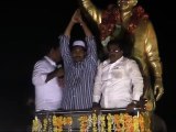 YS JAGAN IN RAYACHOTI YATRA(YSR Stachue Opening In Netaji Circle)