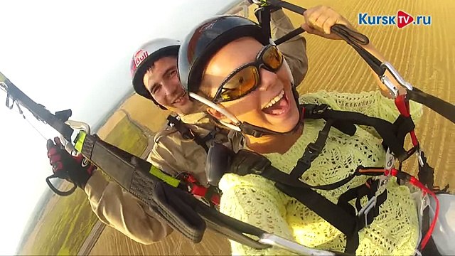 Полёт на параплане в Курске