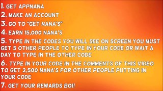 AppNana FREE Codes! UNLIMITED Nana_s! Gift Cards & Xbox_PS Cards!