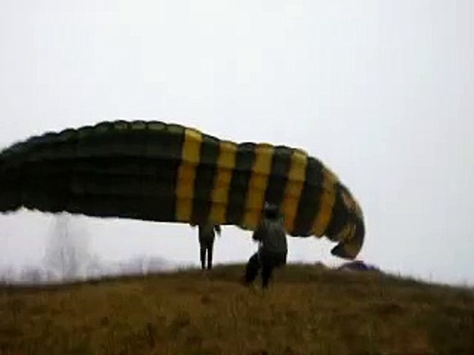полет на парашюте с земли)