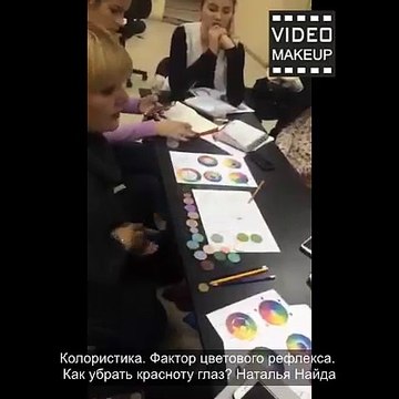 Колористика. Фактор цветового рефлекса. Как убрать красноту глаз Наталья Найда