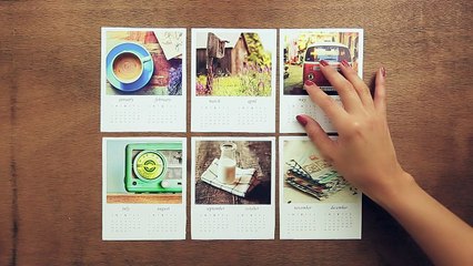 DIY Calendario Polaroid ✖ Decora tu cuarto para otoño!
