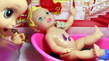 Baby Alive BATH FOAM Time Color Change Water Bubble Bath DIY How To Make FUN PRANK Kids Bathtime