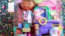 Doc McStuffins PET VET Disney Doll New Toys Toy Review Dr Play Findo Dog Lambie X-Ray Family Fun